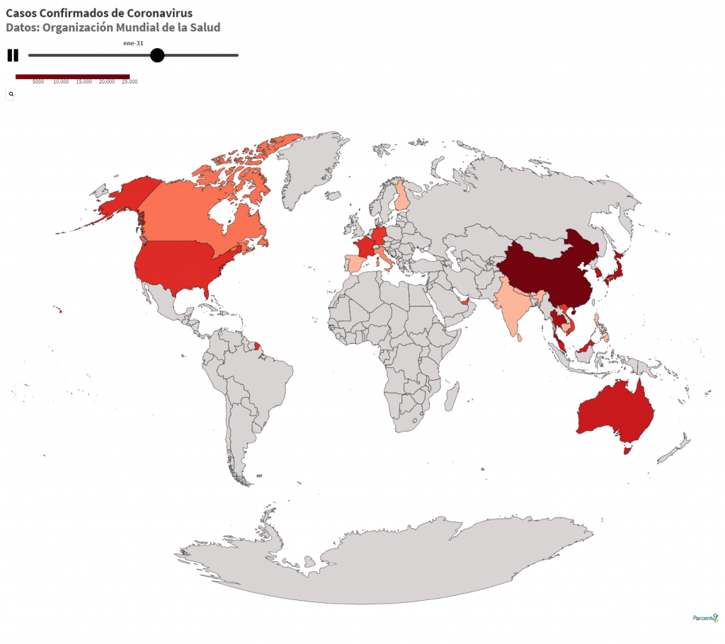 Mapa Coronavirus