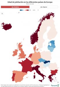 A qué edad se jubilan en Europa